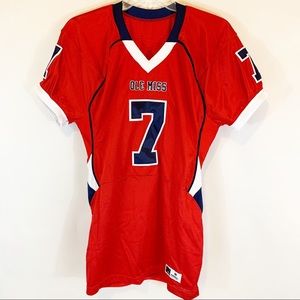 Vintage Powers MFG Lineman Jersey Ole Miss #7 Med